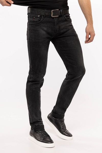 Чоловічі джинси 44 колір темно-сірий ЦБ-00203313 SKT000873908 фото