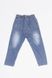 Джинсові штани для дівчинки 92 колір синій ЦБ-00160318 SKT000542352 фото 3