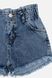 Джинсовые шорты для девочки 164 цвет синий ЦБ-00189933 SKT000841167 фото 2