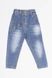 Джинсові штани для дівчинки 92 колір синій ЦБ-00160318 SKT000542352 фото 1
