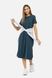 Жіноча сукня з коротким рукавом 42 колір синій ЦБ-00246518 SKT000984714 фото 5