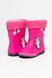 Сапоги резиновые на девочку 25 цвет розовый ЦБ-00186460 SKT000731062 фото 4