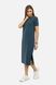Жіноча сукня з коротким рукавом 42 колір синій ЦБ-00246518 SKT000984714 фото 2