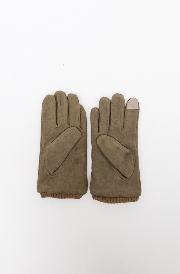 Жіночі рукавички 7.5 колір хакі ЦБ-00227335 SKT000926201 фото