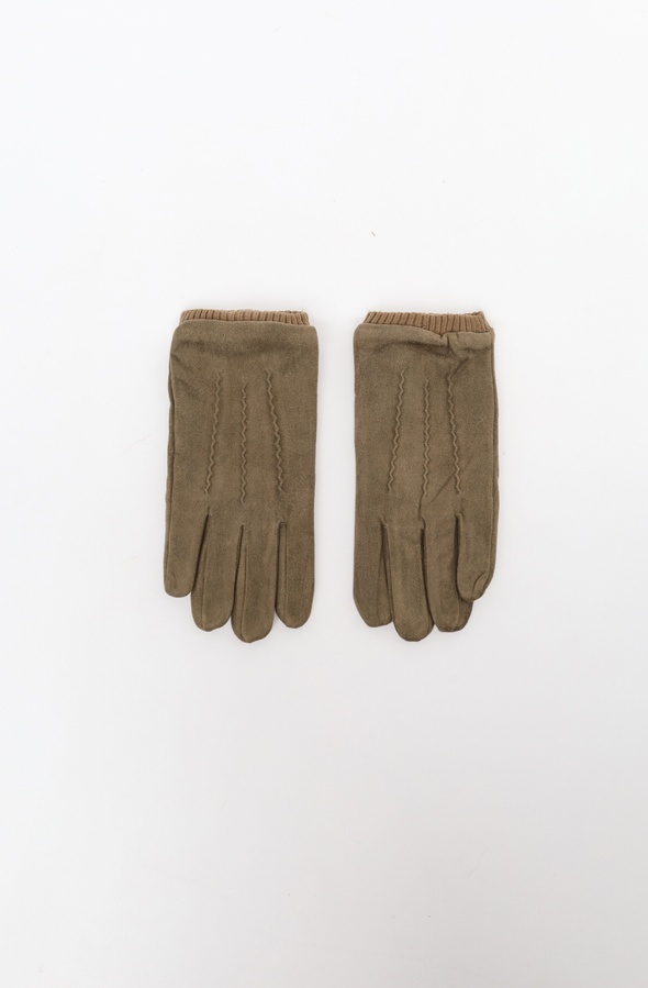 Жіночі рукавички 7.5 колір хакі ЦБ-00227335 SKT000926201 фото