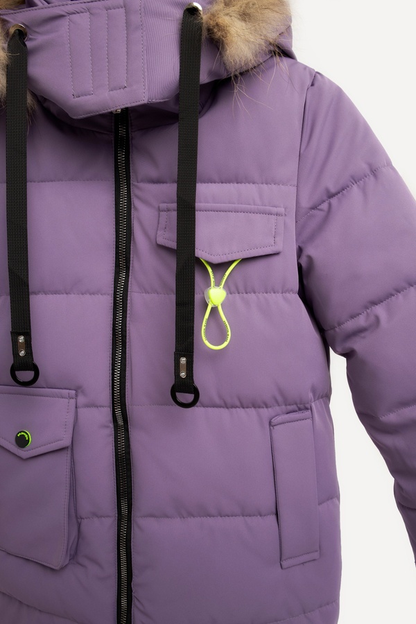 Куртка для дівчинки 146 колір фіолетовий ЦБ-00221547