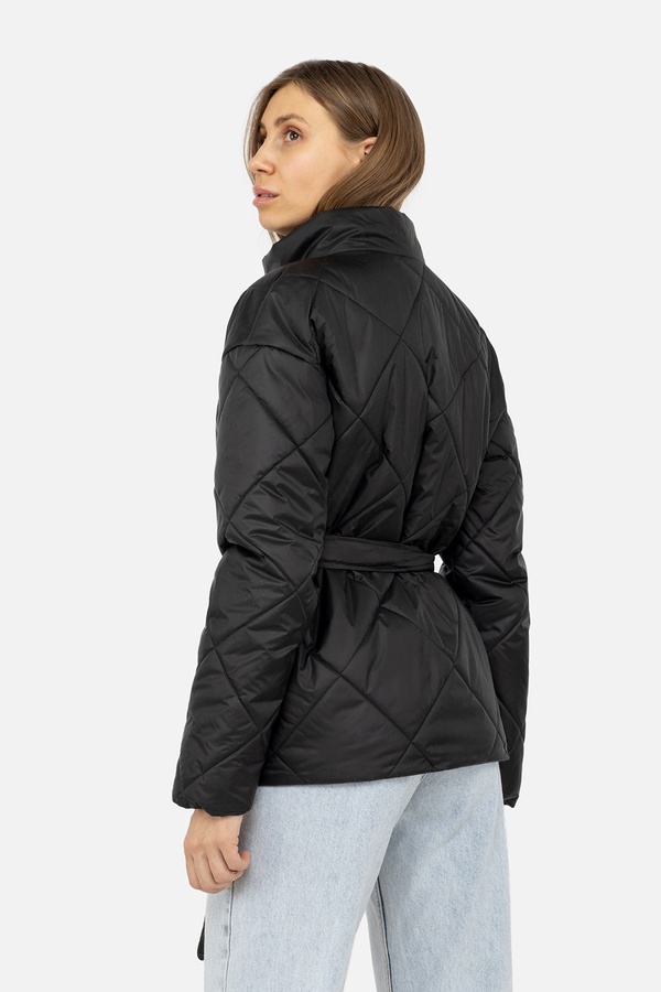 Жіноча куртка 42 колір чорний ЦБ-00243900 SKT000969728 фото