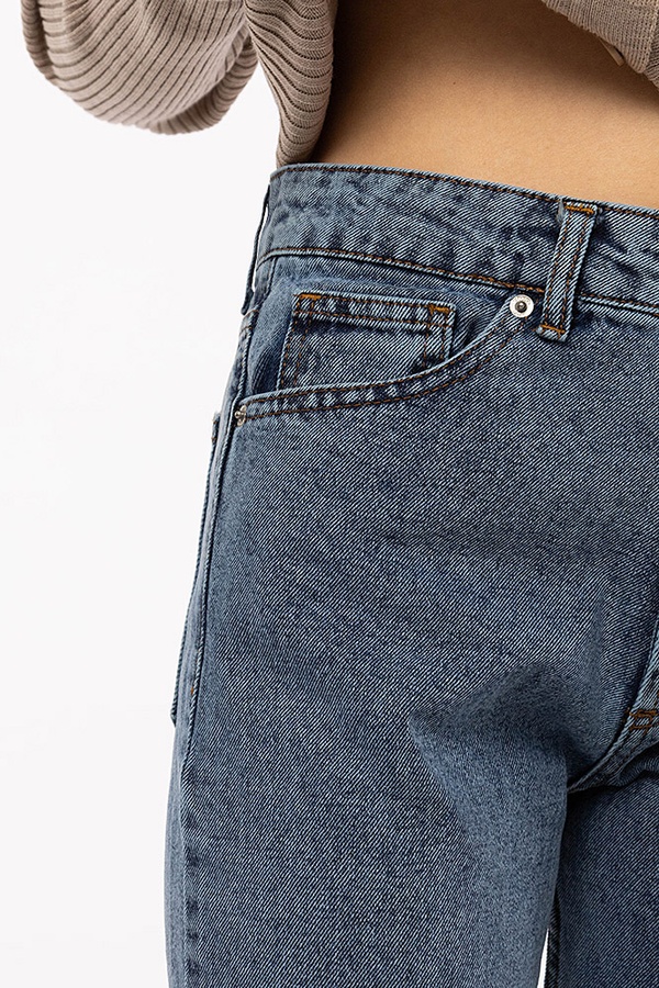 Жіночі джинси 38 колір синій ЦБ-00181609 SKT000602100 фото