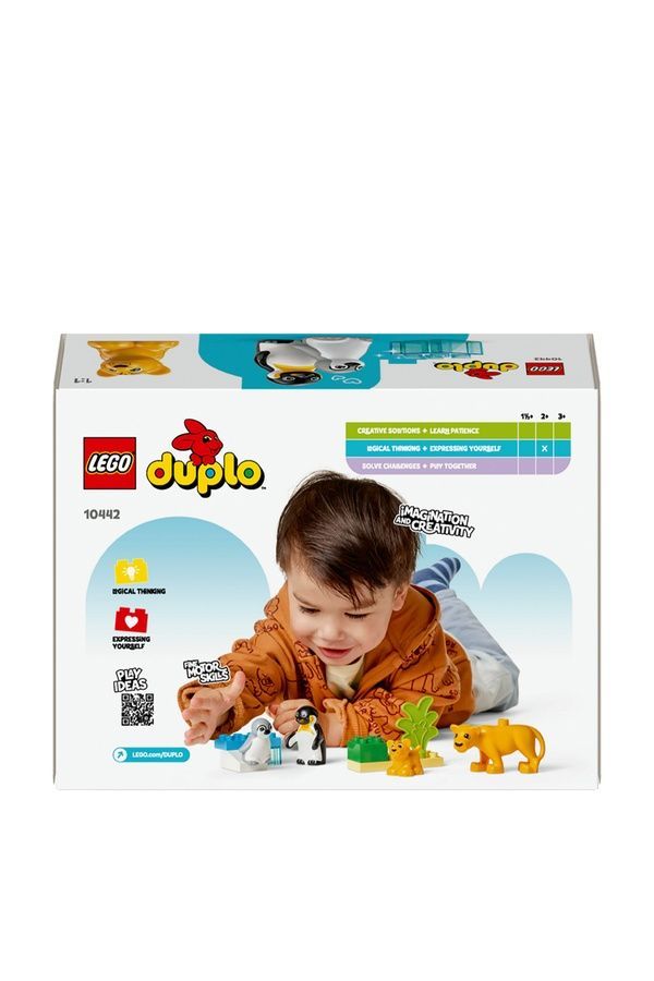 Конструктор LEGO DUPLO Сімейства диких тварин: Пінгвіни та Леви 10442 ЦБ-00271839 фото