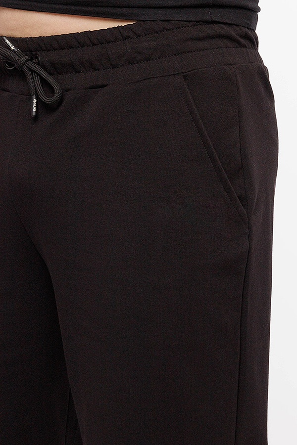 Мужские шорты спортивные неоверлоченные 44 цвет черный ЦБ-00208989 SKT000885894 фото