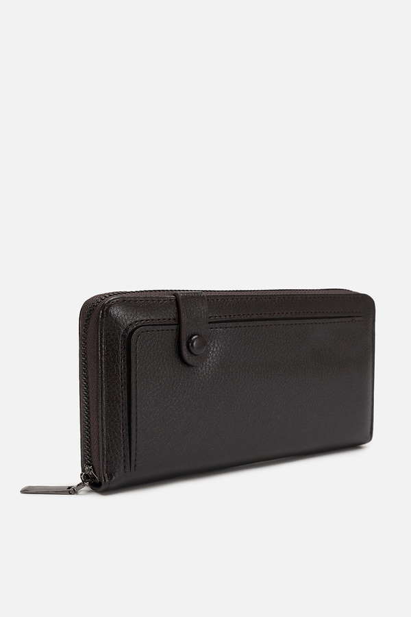 Чоловічий гаманець колір темно-коричневий ЦБ-00253696 SKT001002618 фото