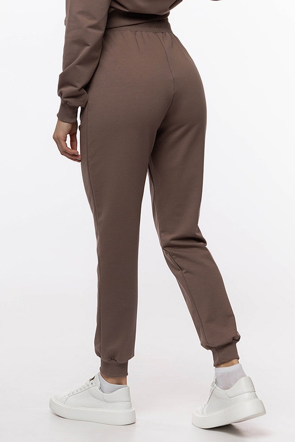 Жіночі спортивні штани манжет 42 колір капучино ЦБ-00210768 SKT000890652 фото