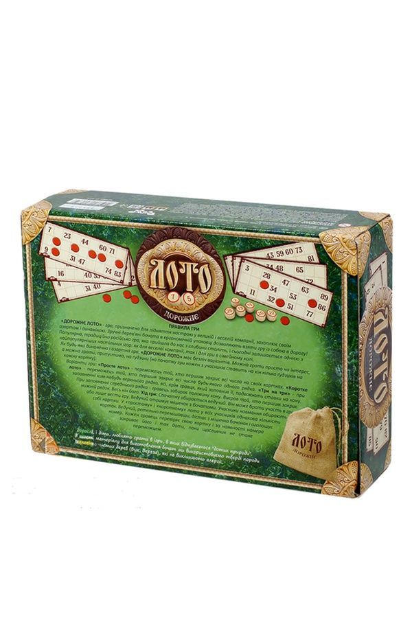 Настільна гра "Дорожнє Лото" Danko Toys DTG51U ЦБ-00260839 фото