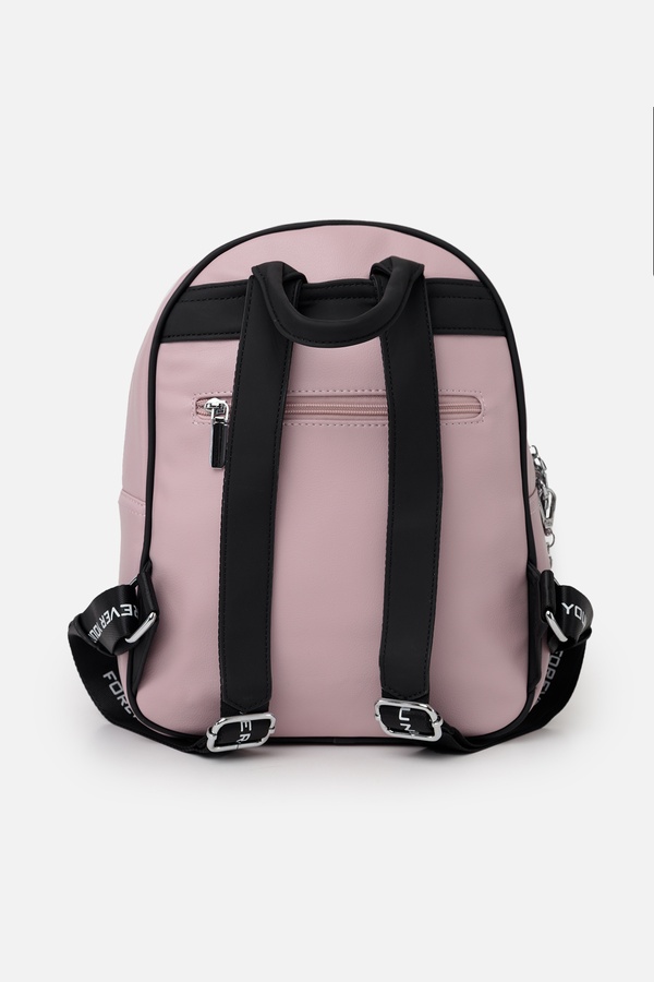 Женский рюкзак с сумочкой на цепочке цвет сиреневый ЦБ-00244043 SKT000970068 фото