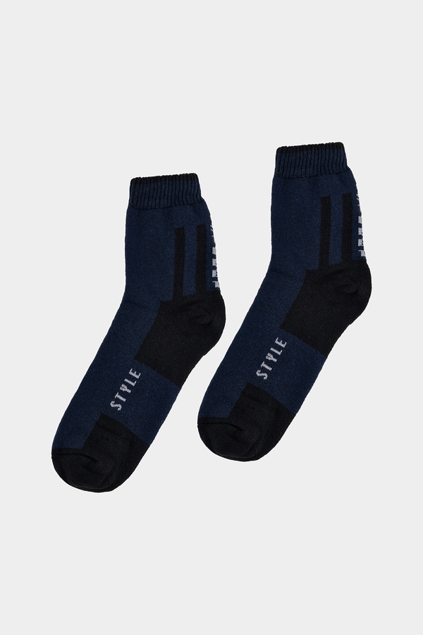 Чоловічі шкарпетки 40-42 колір темно-синій ЦБ-00234530 SKT000944133 фото