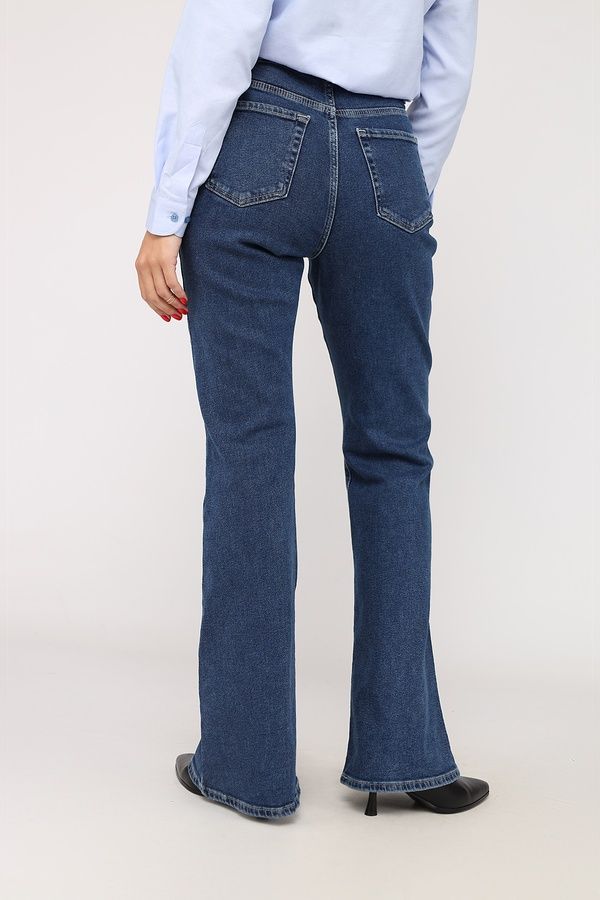 Джинсы bootcut женские цвет темно-синий 42 ЦБ-00283992 фото