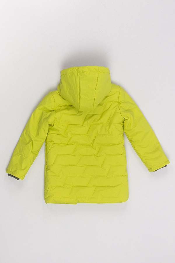Куртка длинная на девочку цвет салатовый ЦБ-00140677, 128