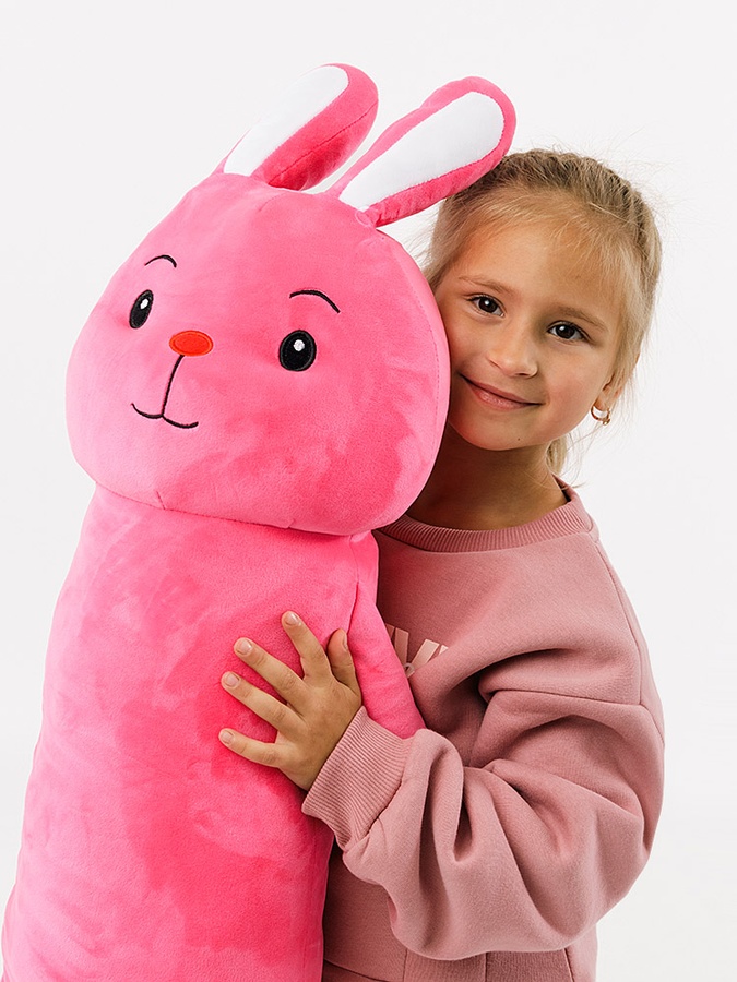 Детская подушка-обнимашка "Зайка" цвет разноцветный ЦБ-00180720 SKT000600181 фото