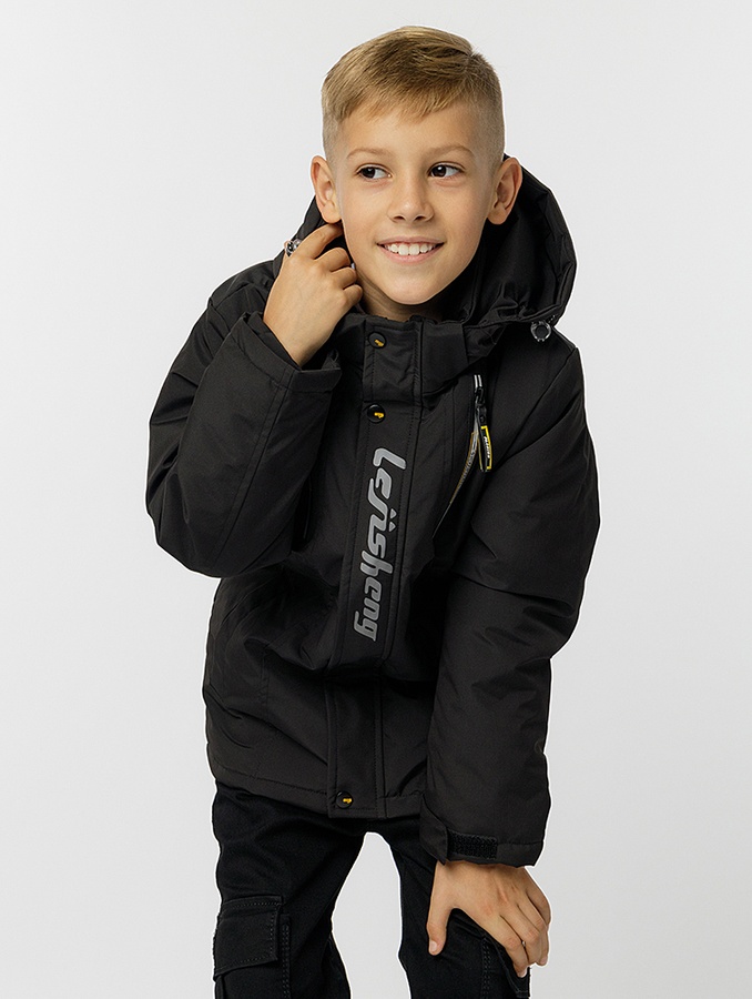 Куртка для хлопчика 128 колір чорний ЦБ-00223268 SKT000917167 фото