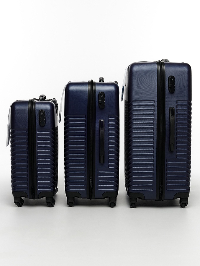 Чоловіча валіза L колір темно-синій ЦБ-00230021 SKT000933665 фото