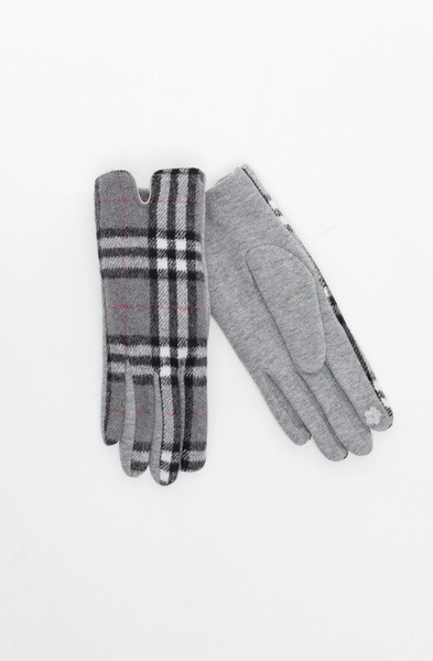 Жіночі рукавички 7.5 колір сірий ЦБ-00227340 SKT000926206 фото