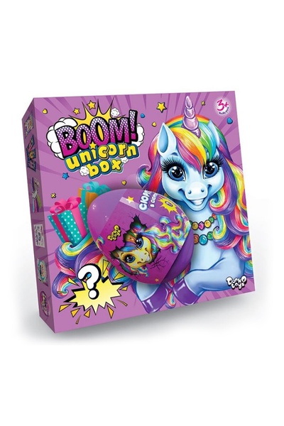 Креативна творчість "Boom! Unicorn Box" колір різнокольоровий ЦБ-00166087 SKT000559609 фото