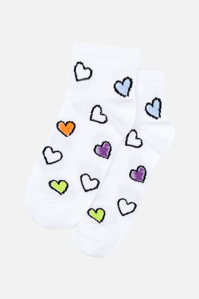 Жіночі шкарпетки 35-38 колір білий ЦБ-00244939 SKT000980228 фото