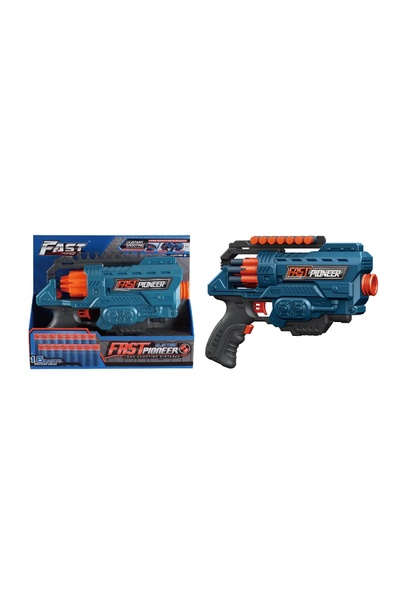 Іграшковий пістолет-автомат колір синій ЦБ-00249024 SKT000990608 фото