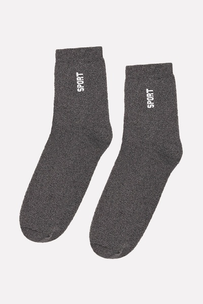 Чоловічі шкарпетки 40-42 колір темно-сірий ЦБ-00200377 SKT000868393 фото