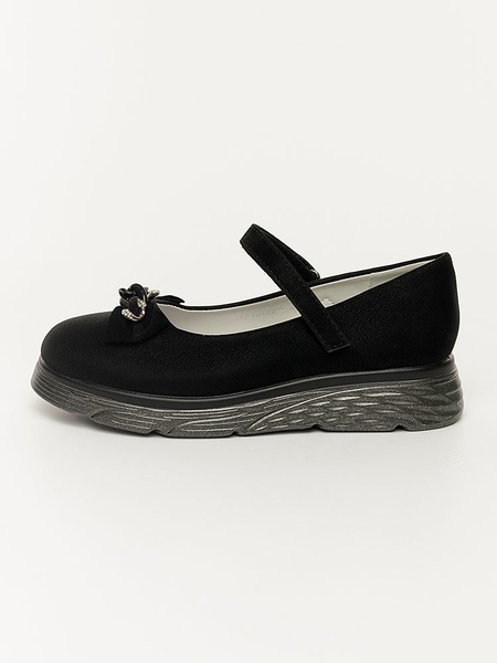 Туфлі для дівчинки 37 колір чорний ЦБ-00225743 SKT000922715 фото