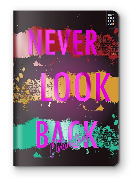 Блокнот "Never look back" колір різнокольоровий ЦБ-00226565 SKT000924507 фото