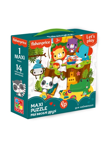 Maxi puzzle "Мої веселі друзі" колір різнокольоровий ЦБ-00188893 SKT000838936 фото
