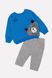 Костюм з штанами на хлопчика 74 колір синій ЦБ-00204100 SKT000875393 фото 1