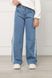 Джинси wide leg для дівчат колір блакитний 152 ЦБ-00298797 фото 2