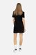 Женское платье с коротким рукавом 42 цвет черный ЦБ-00246625 SKT000984986 фото 3