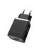 Мережевий зарядний пристрій C42A 1 USB QC 3.0 колір чорний ЦБ-00215831 SKT000899302 фото 2