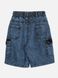 Шорти джинсові для хлопчика 152 колір синій ЦБ-00220442 SKT000909811 фото 3