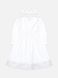 Платье с повязкой девочке (для крестин) 68 цвет белый ЦБ-00173204 SKT000579201 фото 1