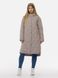 Жіноча демісезонна довга куртка 44 колір молочний ЦБ-00206930 SKT000882002 фото 1