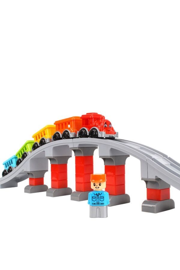 Іграшка "Конструктор залізниця ТехноК" Technok Toys 1300 ЦБ-00282344 фото