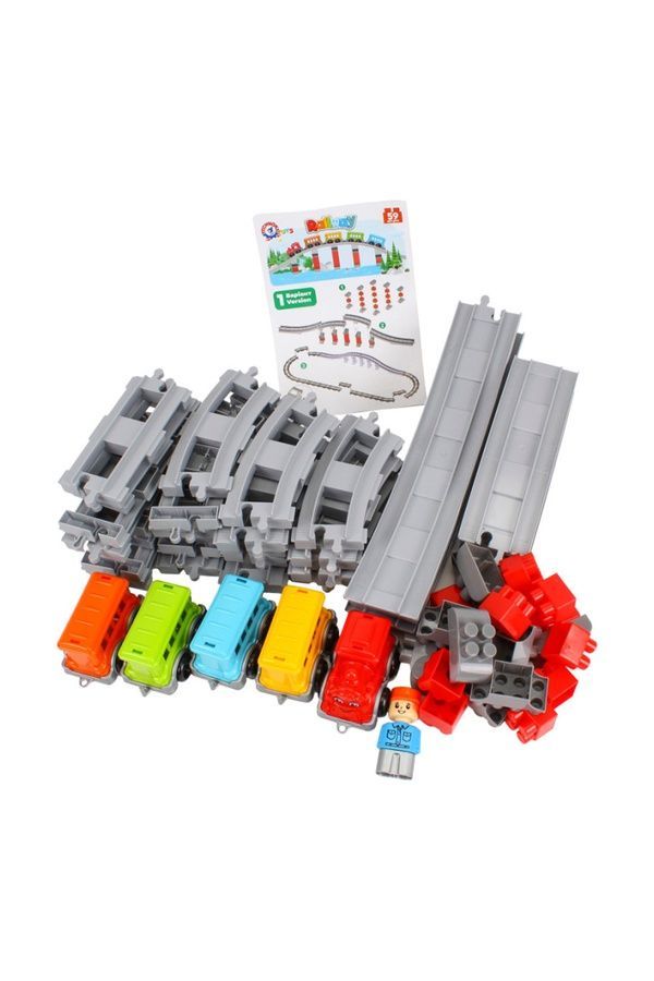 Іграшка "Конструктор залізниця ТехноК" Technok Toys 1300 ЦБ-00282344 фото