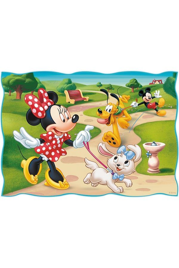 Набор пазлов &laquo;4в1&raquo; Mickey&friends Хороший день Trefl Trefl 34604 ЦБ-00292787 фото