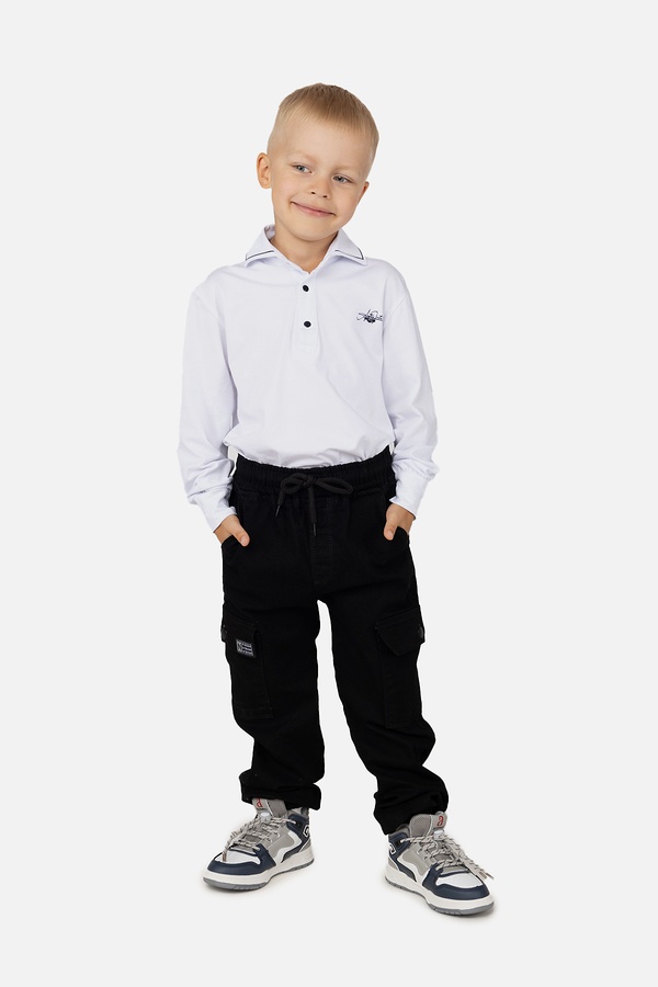 Джогеры джинсовые для мальчика 122 цвет черный ЦБ-00254800 SKT001005903 фото