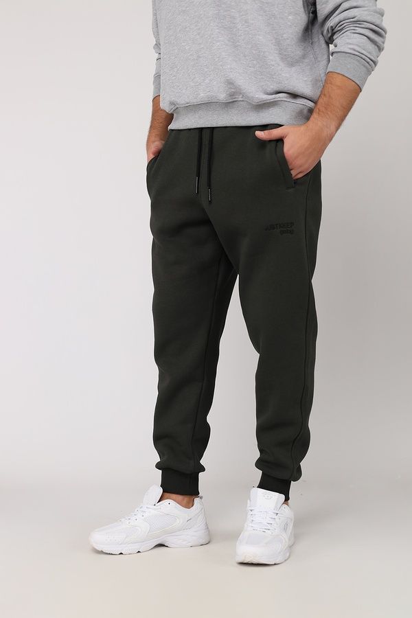 Штани спортивні чоловічі колір хакі 44 ЦБ-00282055 фото