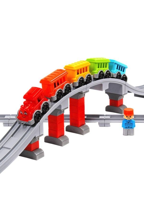 Іграшка "Конструктор залізниця ТехноК" Technok Toys 1300 ЦБ-00282344 фото