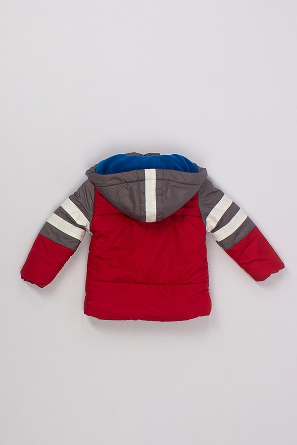 Куртка коротка на хлопчика 116 колір червоний ЦБ-00137794 SKT000485584 фото