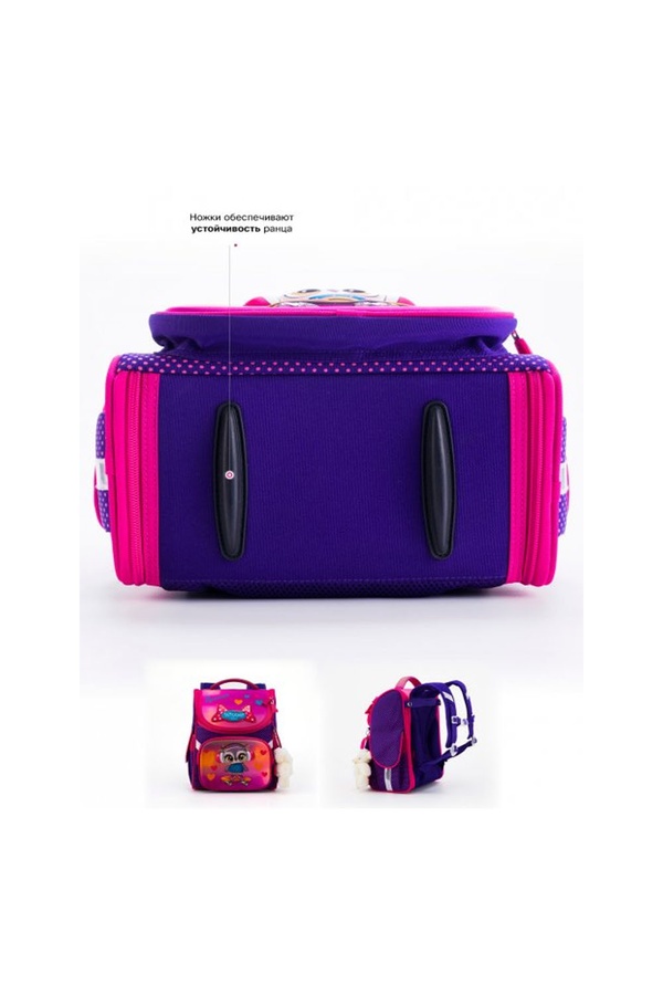 Ранець-розкладачка + брелок іграшка колір рожевий ЦБ-00197199 SKT000860630 фото