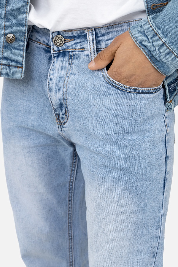 Мужские джинсы 58 цвет голубой ЦБ-00246651 SKT000985051 фото