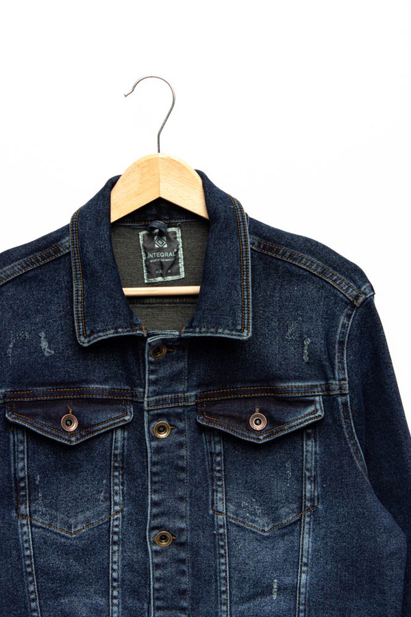 Куртка джинсовая мужская цвет темно-синий ЦБ-00157419 SKT000533631 фото