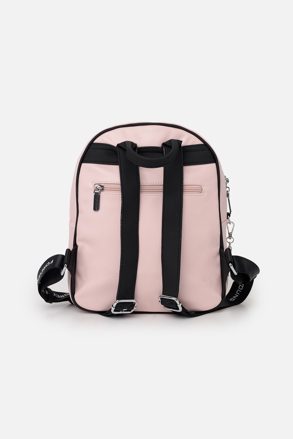 Женский рюкзак с сумочкой на цепочке цвет розовый ЦБ-00244044 SKT000970069 фото